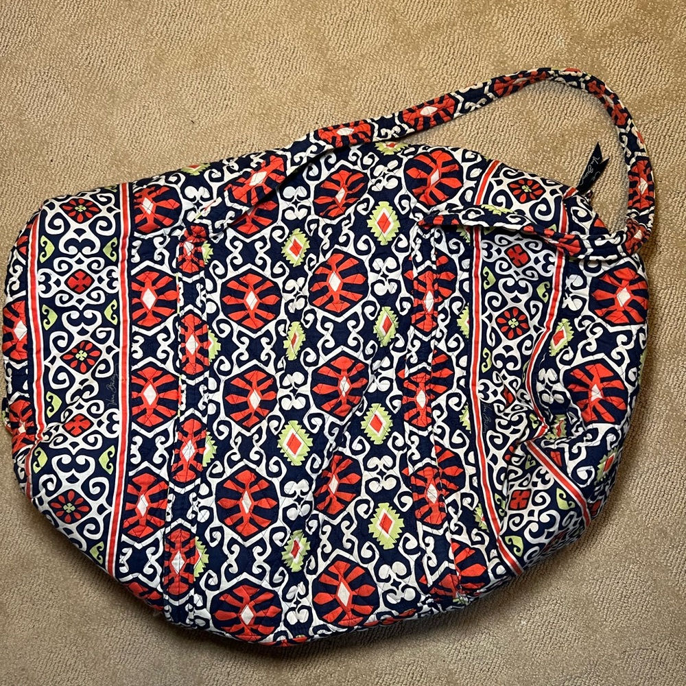 Large Multicolor Patterned Women's Travel Tote